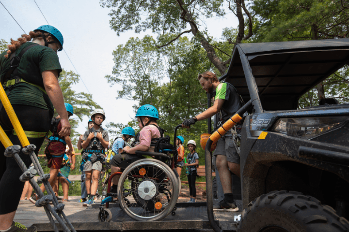 Muskegon Luge and Adventure Sports Park offers adaptive UTV for guests who use wheelchairs to explore the park.