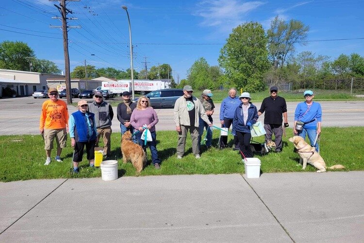 The St. Clair County Trailblazers on the Blue Water River Walk