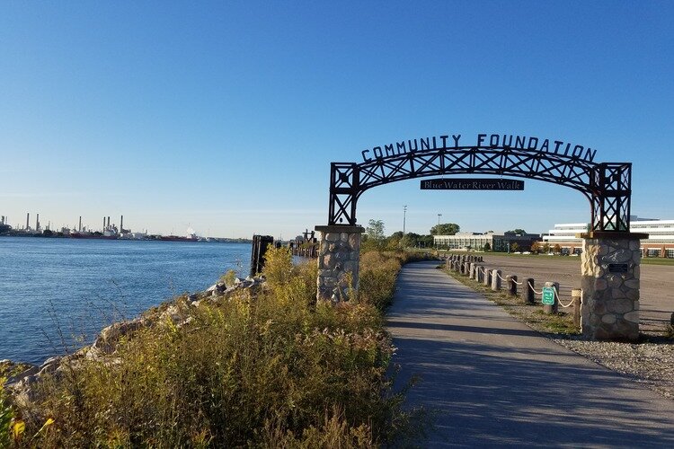 Blue Water River Walk.