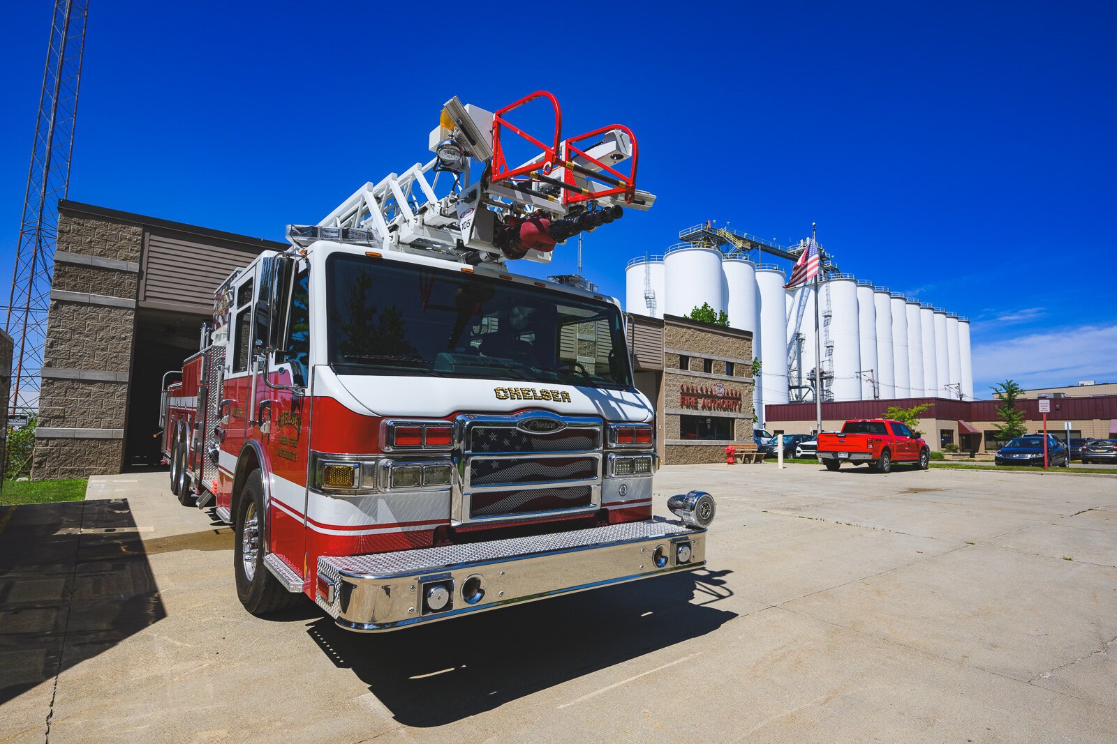 The Chelsea fire station.