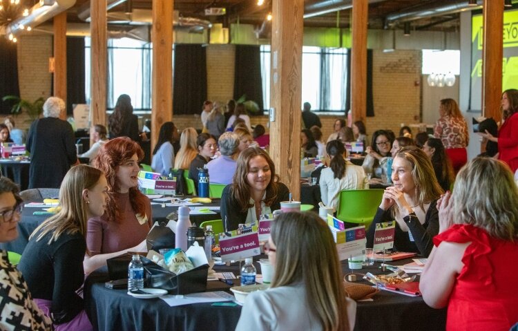 More than 80 women participated in the inaugural Go Beyond event in May. 