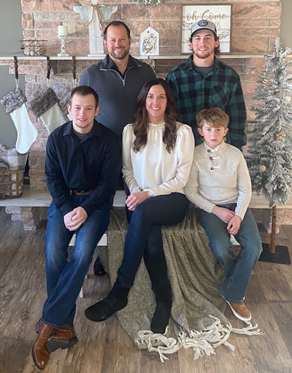 Joe and Heidi Lilly with their three children Chris, 21, Connor, 19, and Cameron, 10.