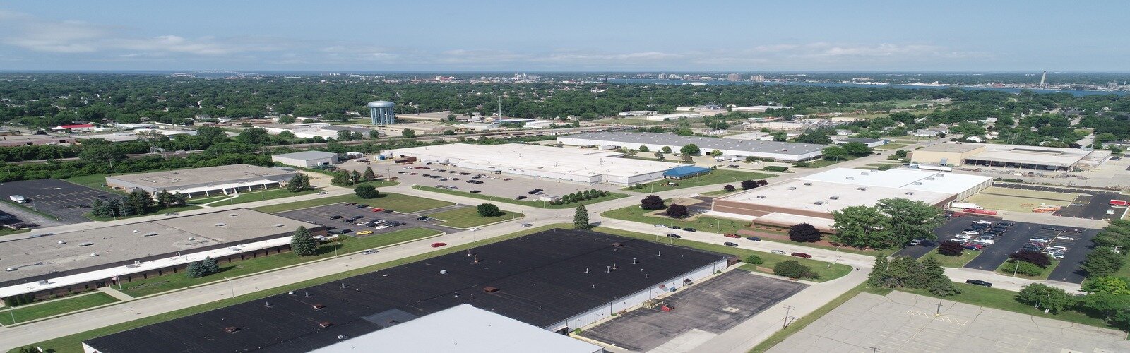 Overhead view of the Technology and Advanced Manufacturing Park in Port Huron.