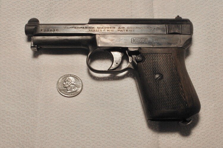 .32 caliber pistol found in the St. Clair River.