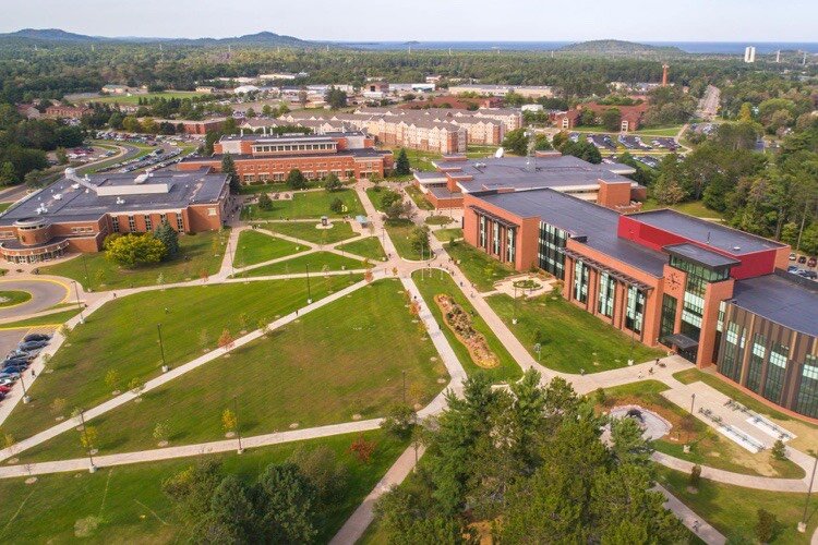 The campus of Northern Michigan University.