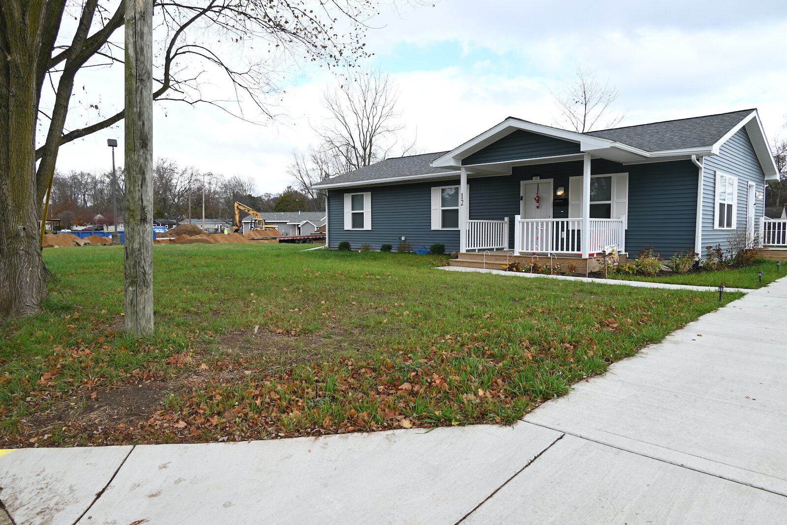 Battle Creek Area Habitat for Humanity is building this house on Woodlawn Avenue very near to LaMora Park Elementary.