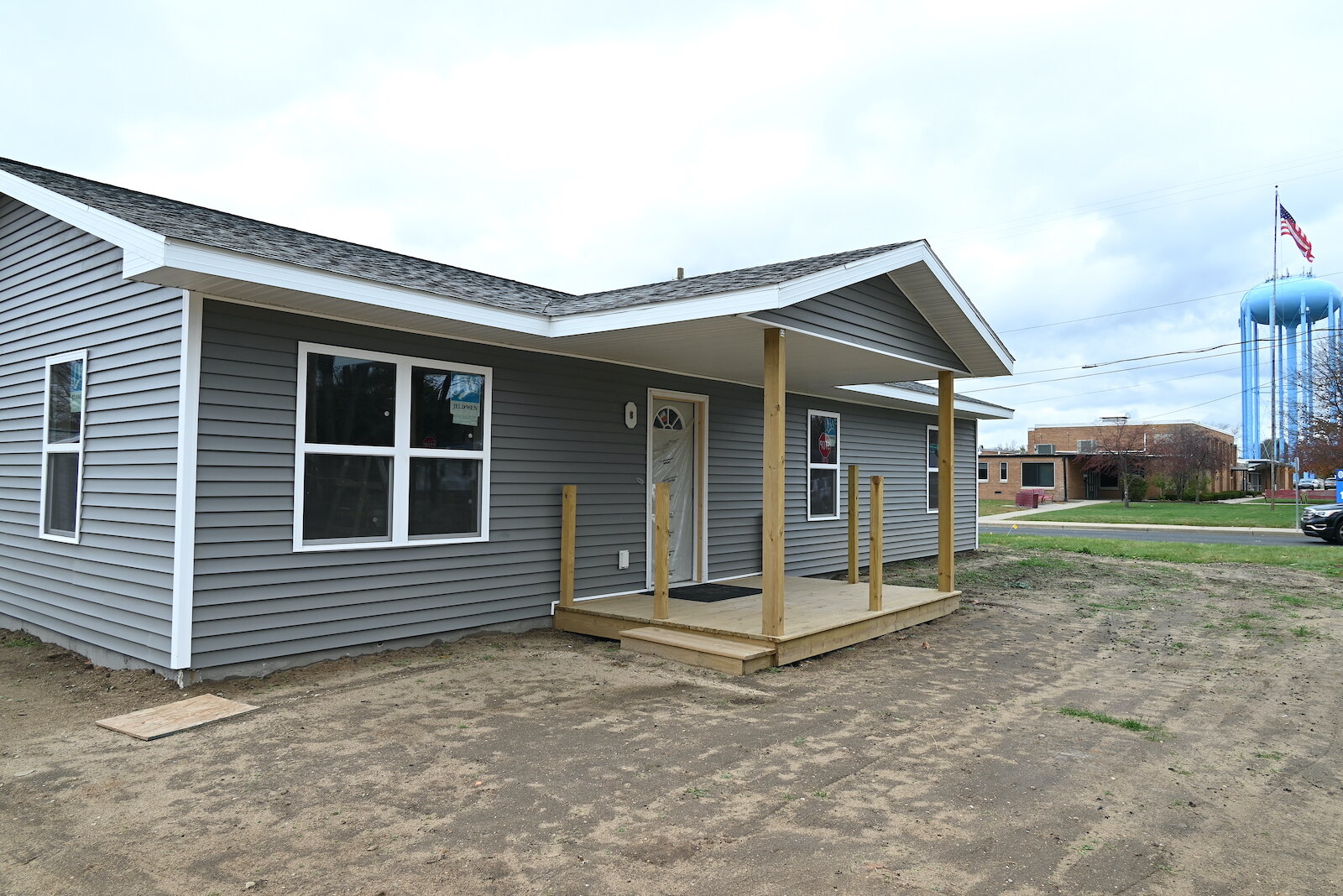 Battle Creek Area Habitat for Humanity is building this house on Woodlawn Avenue near LaMora Park Elementary.