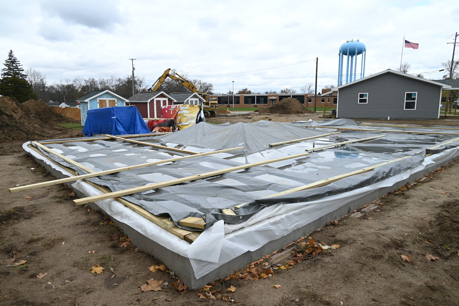 Battle Creek Area Habitat for Humanity is currently building three houses close to LaMora Park Elementary.