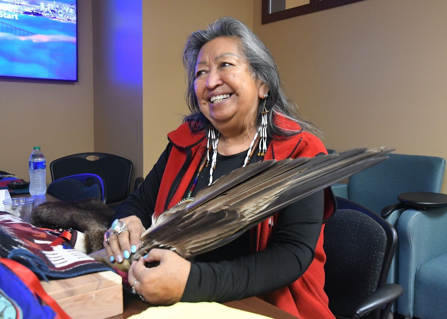 Beatrice Jackson is a Traditional Healer at the NHBP Health Center in Fulton.