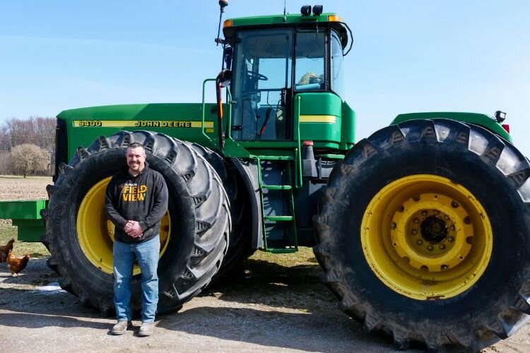 Operator Sam Moeggenborg of Moeggenborg Farms in Isabella and Gratiot counties.