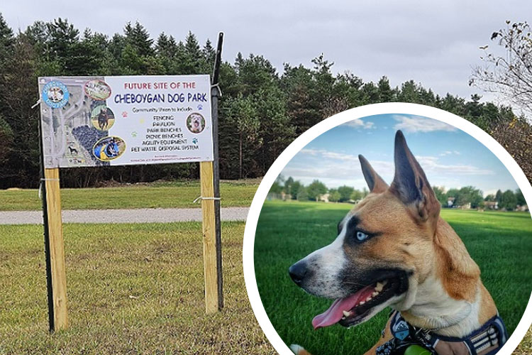 “This dog park will provide Cheboygan County a new space for creating community engagement,” says Dan Gilmartin, CEO and Executive Director of the Michigan Municipal League.