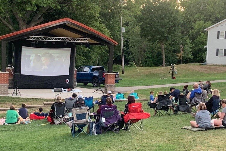 The Middleville Amphitheater in downtown Middleville.