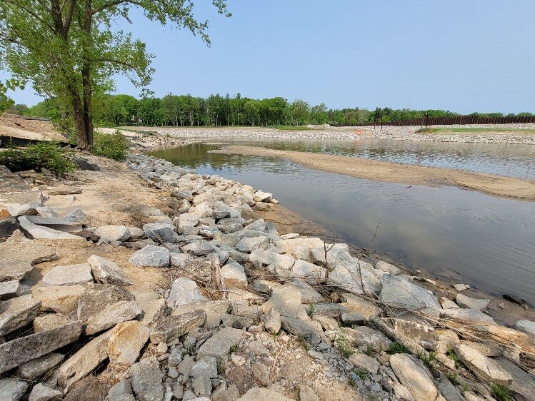 View of the Tittabawassee River below Sanford Dam