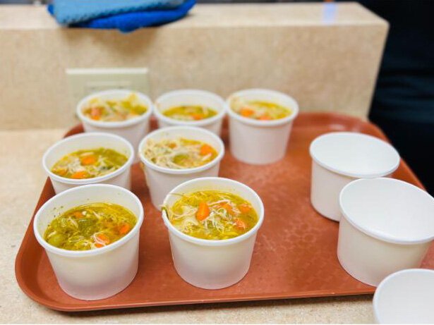 Chicken noodle is soup is one of many soup variations offered by The Soup Project.