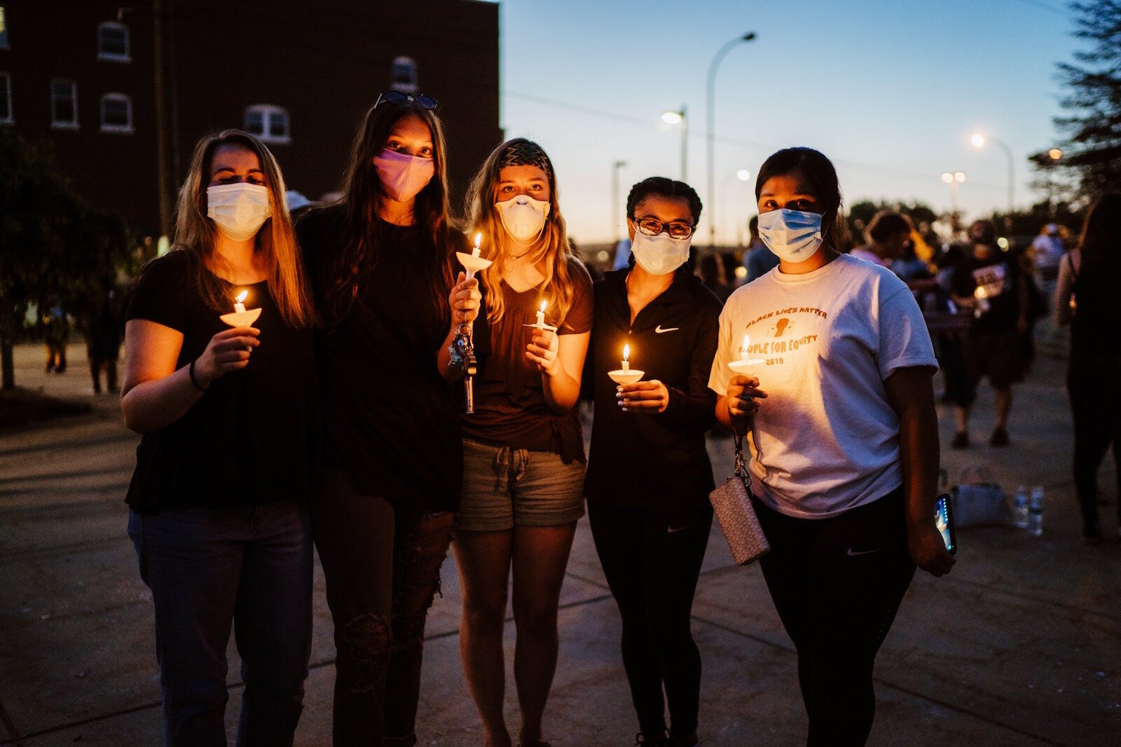 A candlelight vigil on June 4 in downtown Battle Creek was the beginning of the community’s opportunity to come together and express their grief and outrage over the death of George Floyd.