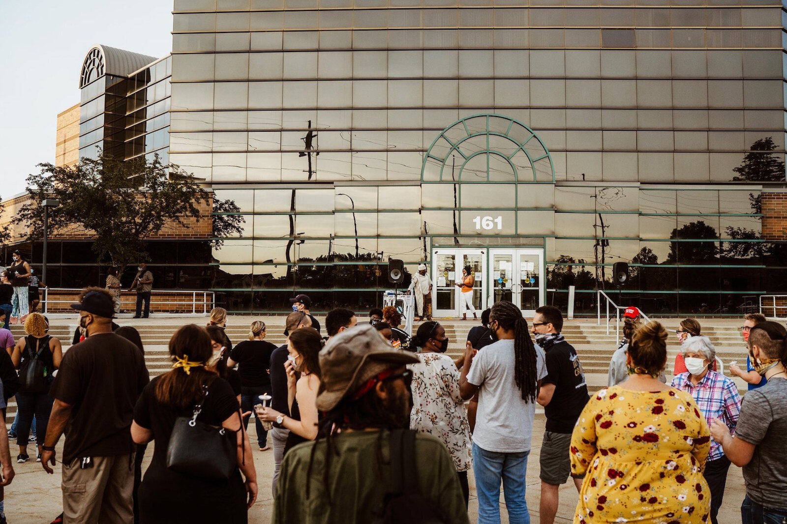 A candlelight vigil on June 4 in downtown Battle Creek was the beginning of the community’s opportunity to come together and express their grief and outrage over the death of George Floyd.