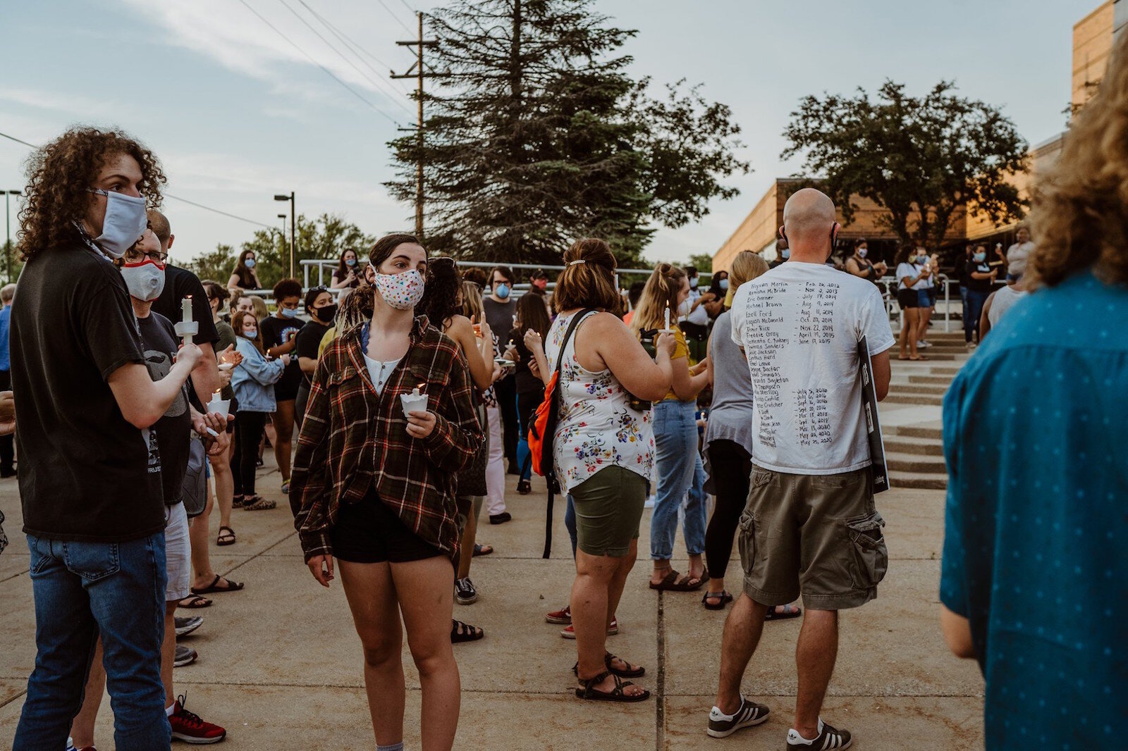 A candlelight vigil on June 4 in downtown Battle Creek was the beginning of the community’s opportunity to come together and express their grief and outrage over the death of George Floyd.