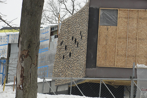 Construction on the Arcus Building 