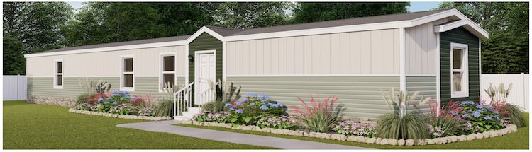 An example of the modular homes the County is purchasing. Ten will go to the Sugarloaf Mobile Home Park in Schoolcraft. They're for families with school-aged children, who are of 30% or lower AMI. Construction for the homes is underway.