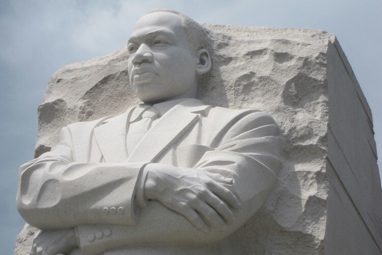 The Martin Luther King Jr. Memorial in Washington DC.