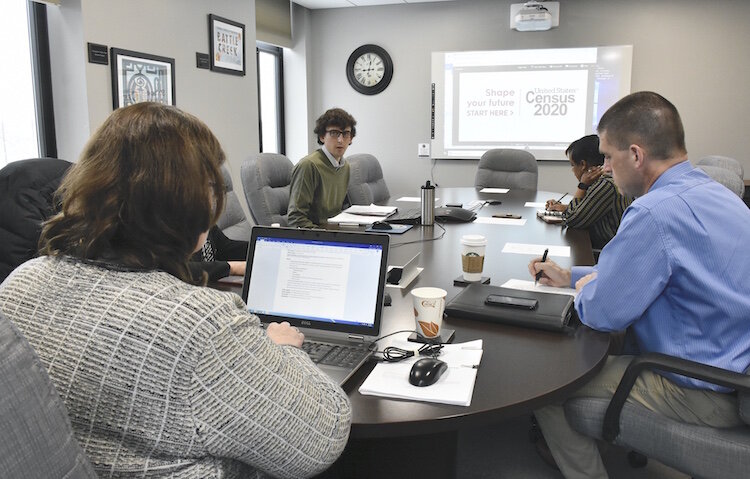 The Complete Count Committee meets at Battle Creek City Hall to plan how to get the best count for Census 2020.