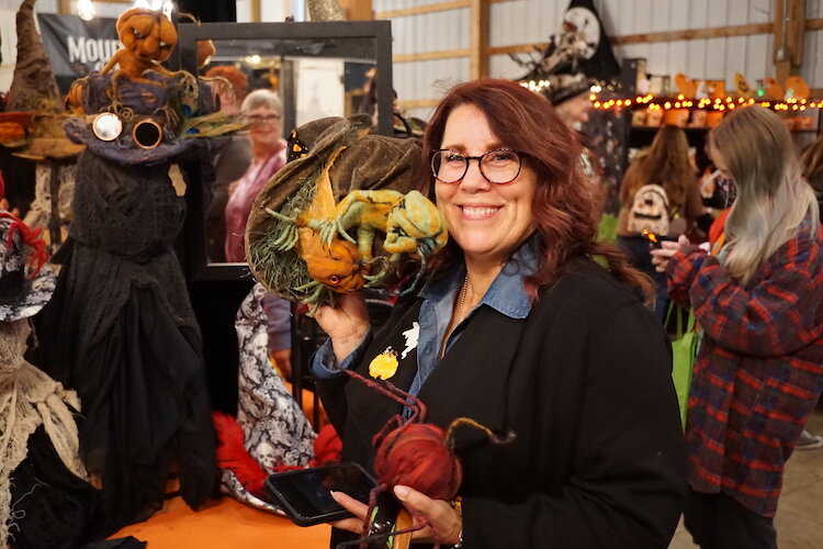 Dawn McEvoy enjoys attending Bewitching Peddlers of Halloween.