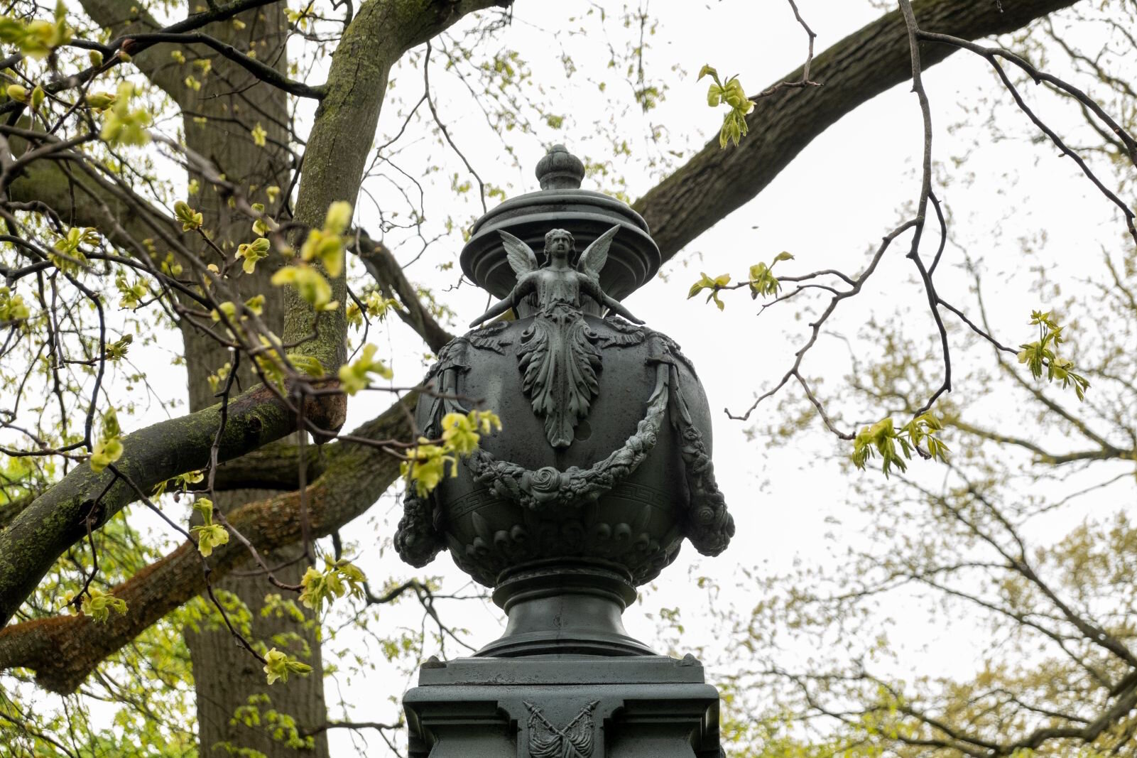 In ancient times, graveyard urns contained ashes, a local historian says. In more modern times, they were used to symbolize mourning.