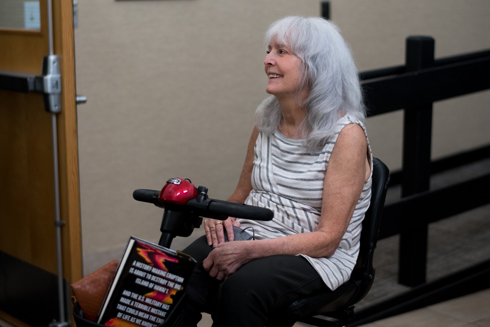 A longtime Cheff Center client is there for physical therapy.