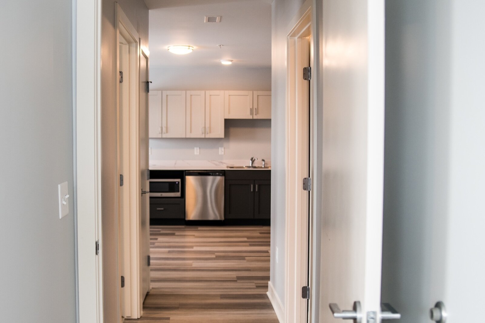 Inside an apartment at 530 Rose Place, a 64 unit development for those 55 and older.