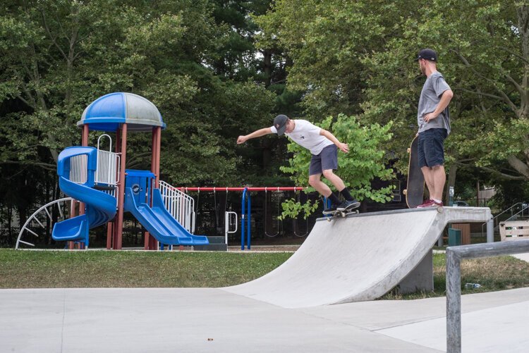 The Davis Street Skate Plaza turned one year old in August and is a popular destination for skateboarders of all ages.