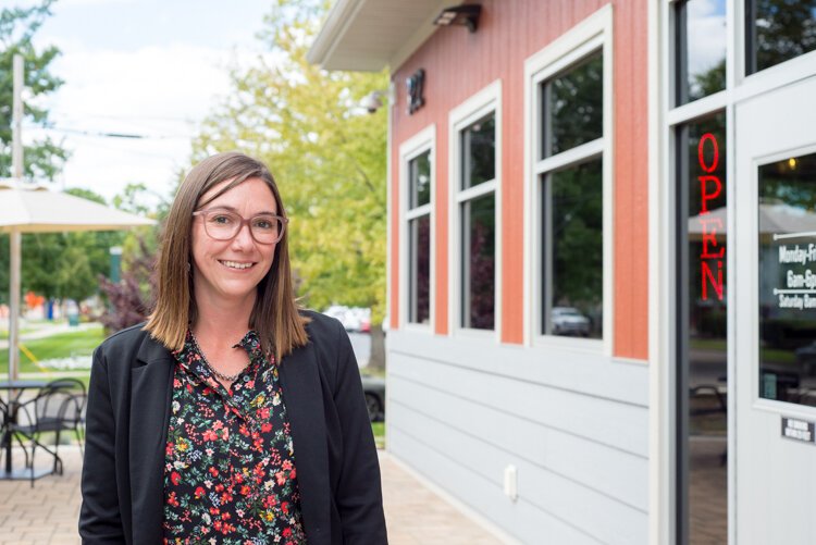  Casey Grisolono, KPEP Food Service Director, helped launch Walnut & Park cafe in 2017.