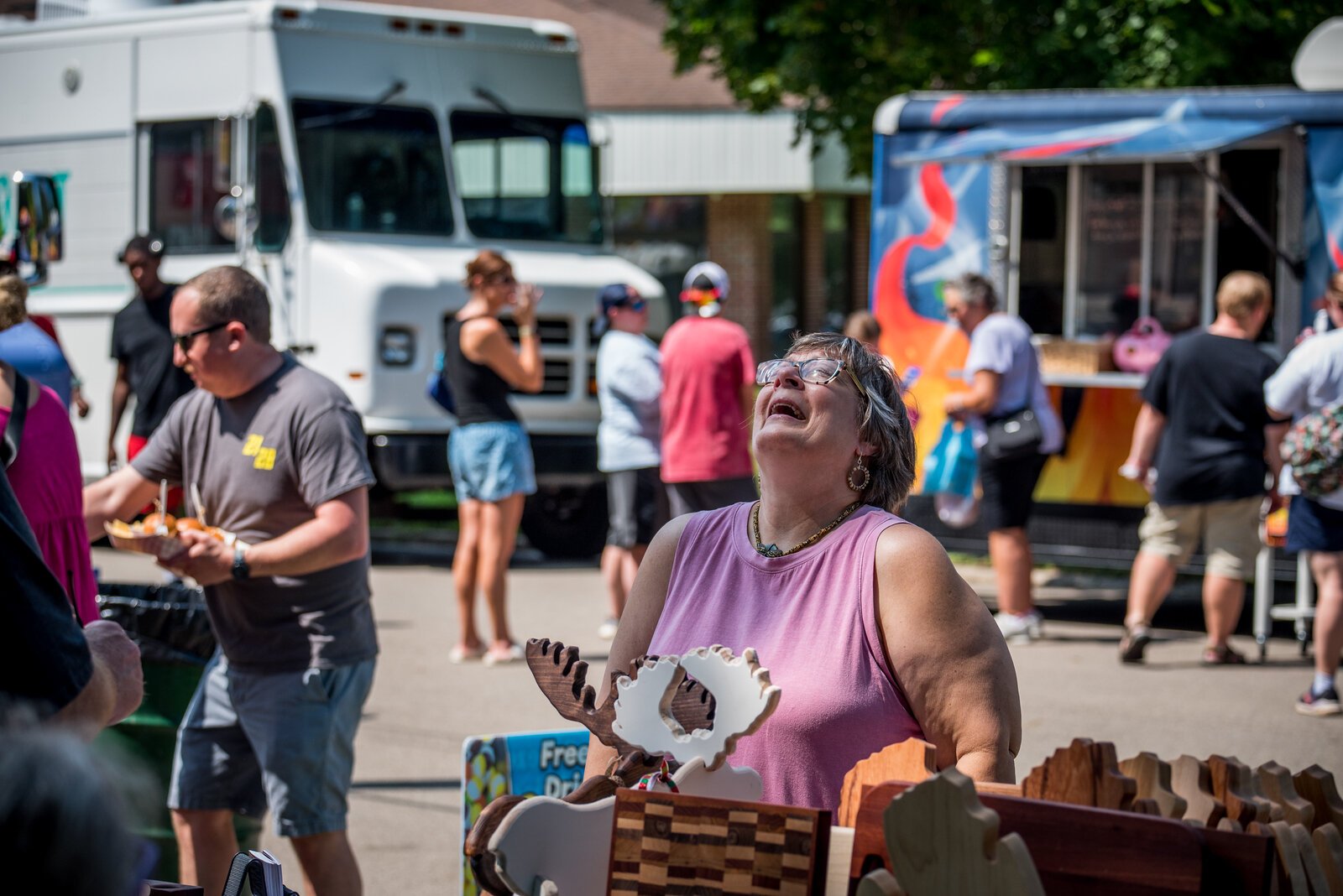 Games, food, and crafts are all available at the Kindleberger Summer Festival for the Performing Arts.