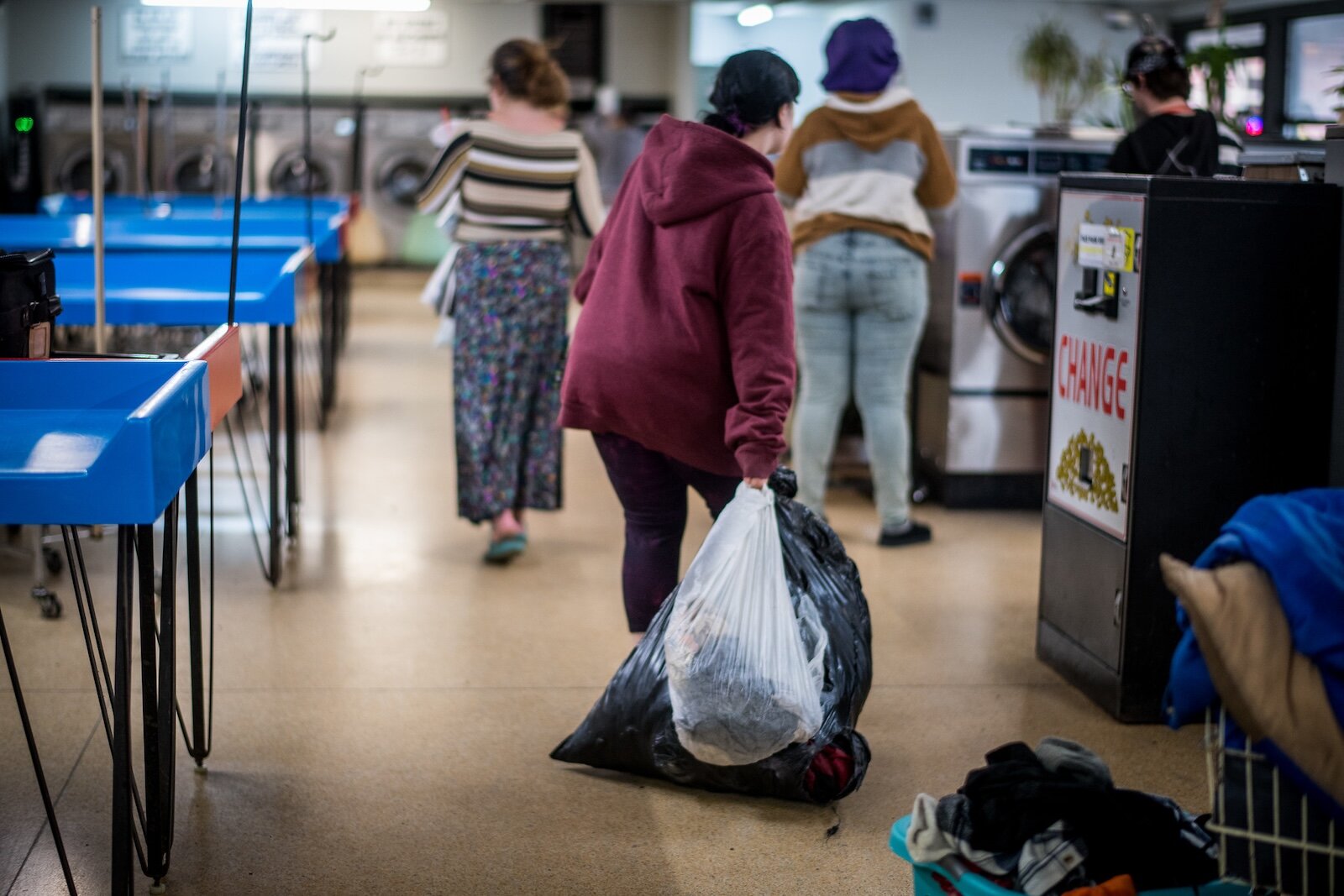 The unhoused fit laundry day into daily survival with help from programs like Soap and Hope.