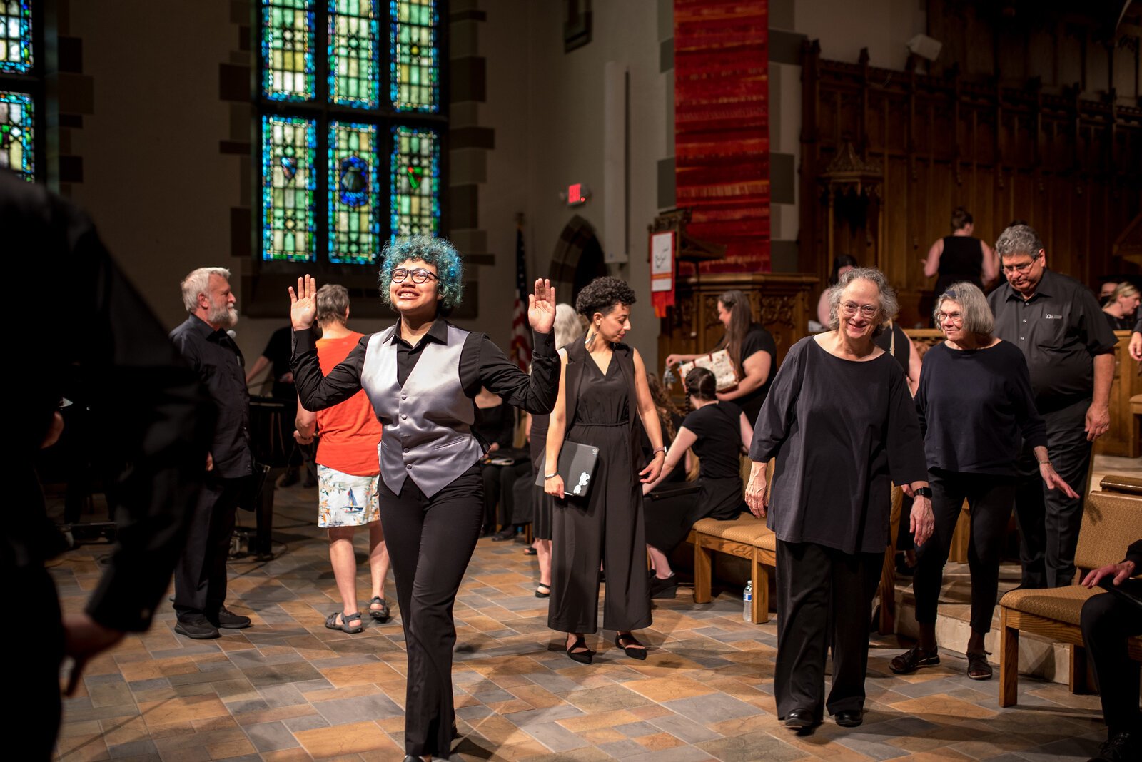 Vigil Against Violence took place on May 21 at First United Methodist Church.