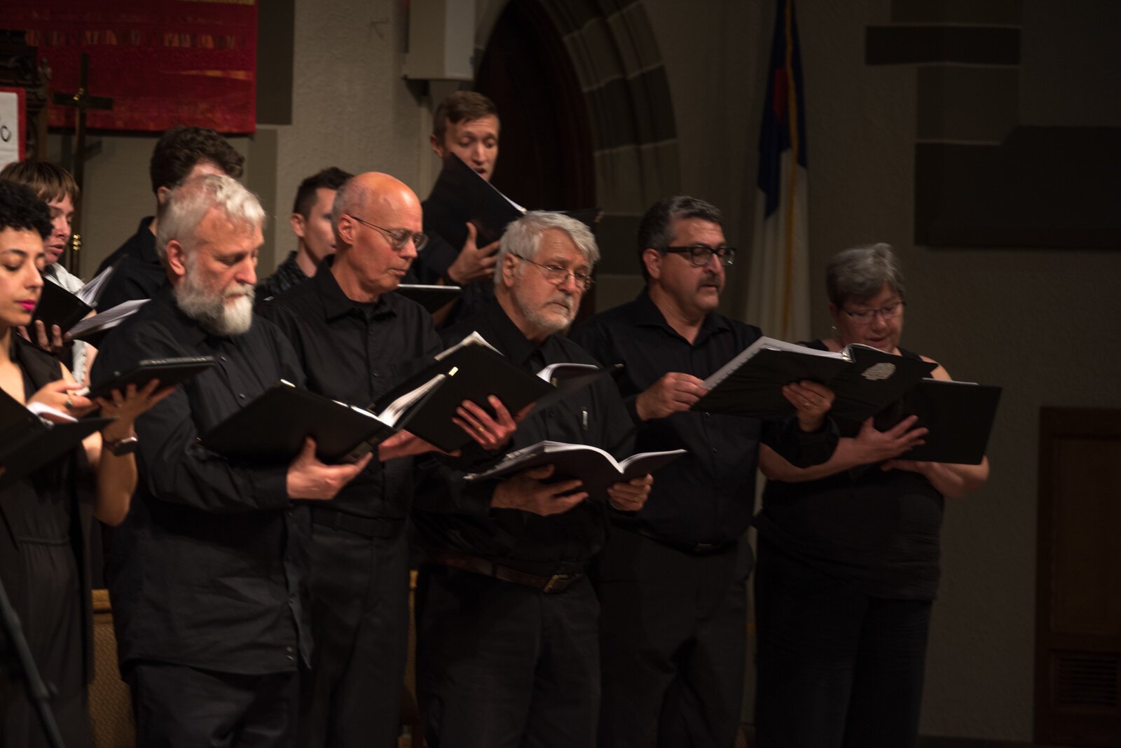 Members of the Kalamazoo Choral Arts chorus