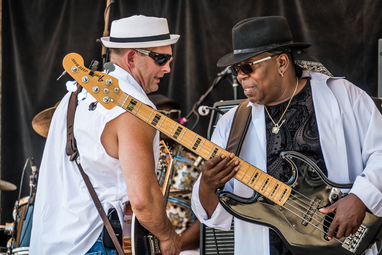 The JR Clark Band performed at this year's Kalamazoo Blues Fest.