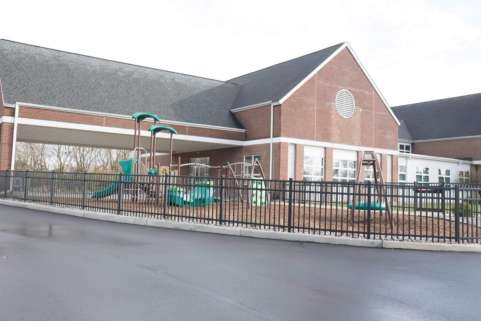 A playground for youngsters in El Concilio's programming is found outside the new building.