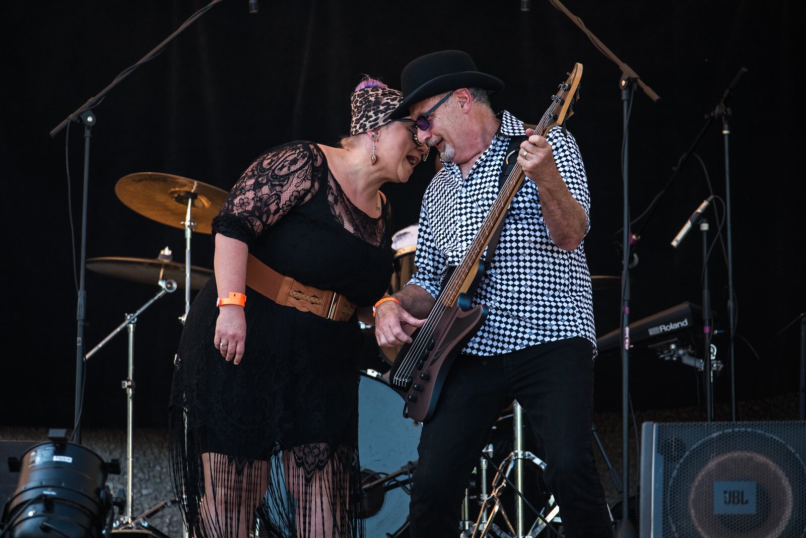 Mandalyn and the Hunters performed at this year's Blues Fest.