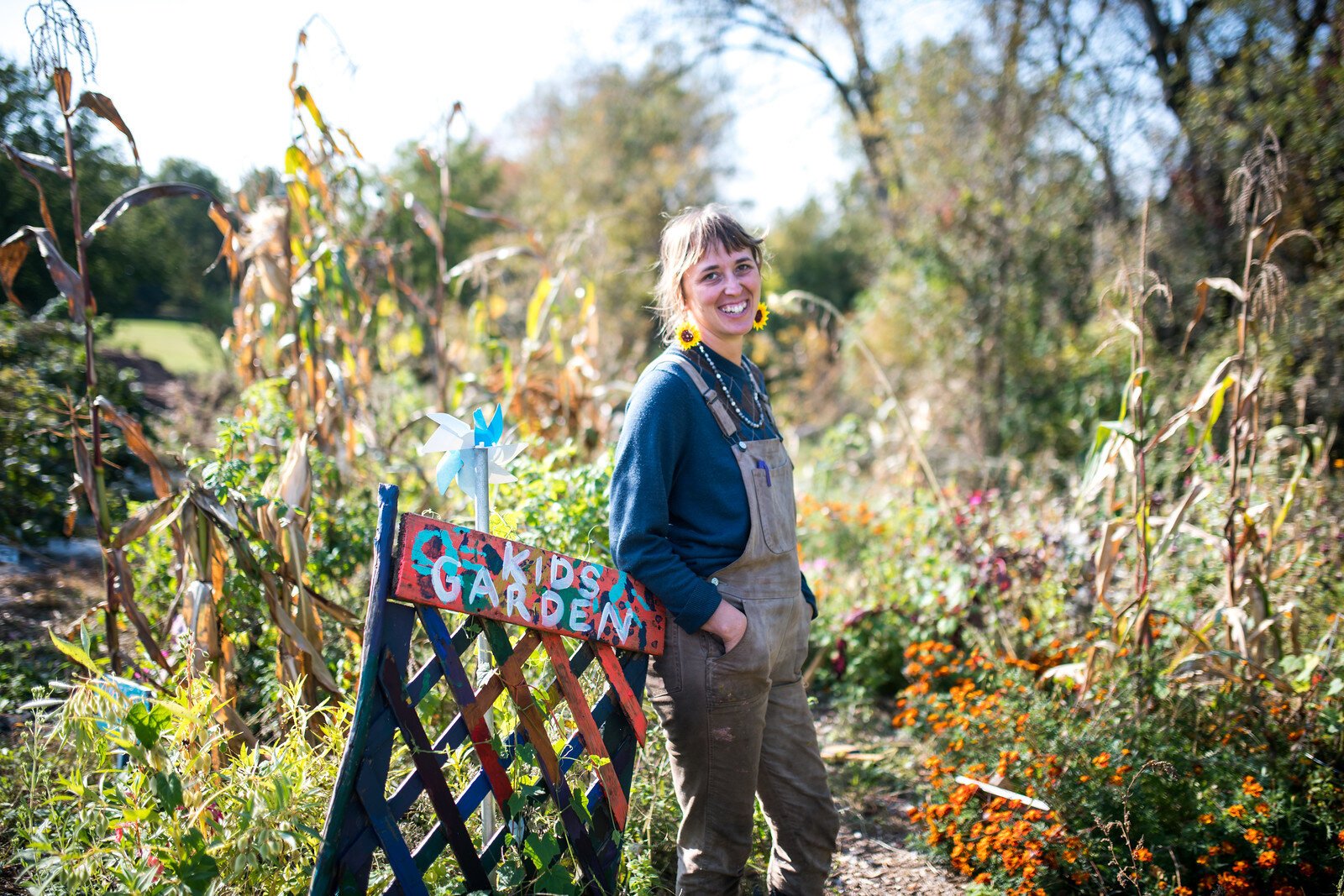 Larissa Touloupas of Solfed Farms living a "low-frequency lifestyle."