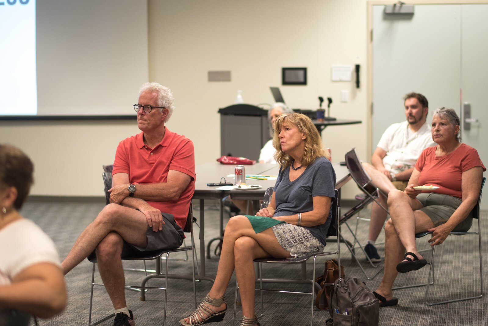 The August Kalamazoo Lyceum drew a packed house to the Kalamazoo Public Library's Van Deusen Room.