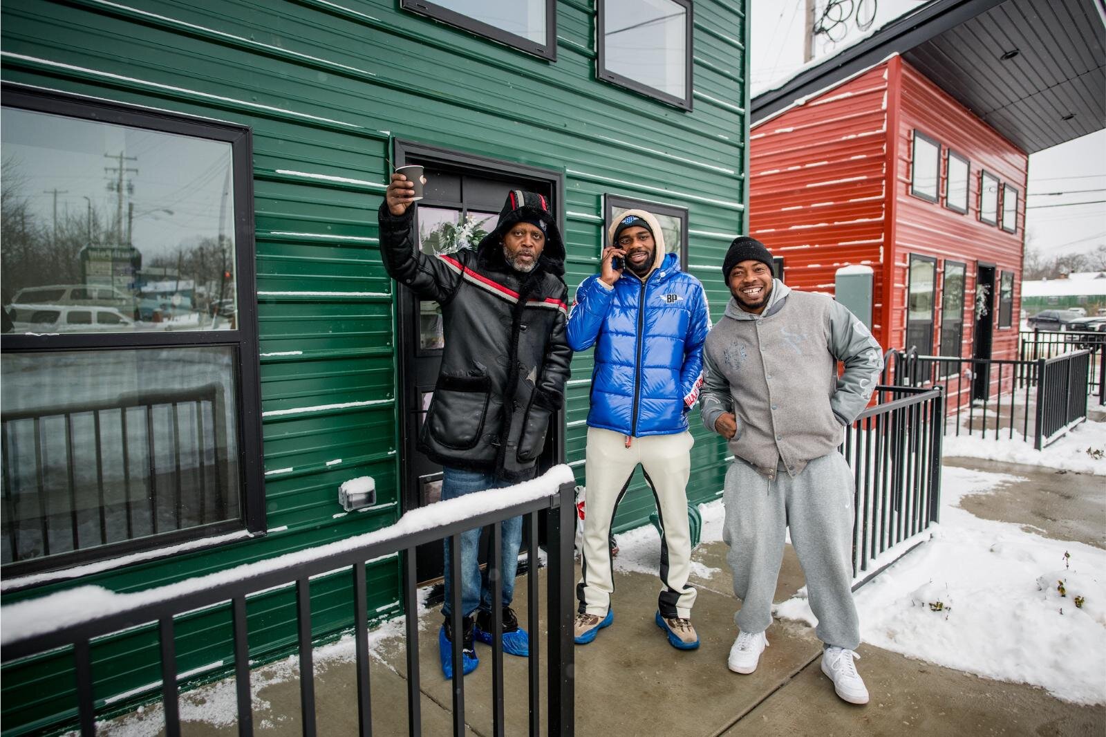 About 85 people attended the Dec. 12, 2024 open house of the HOPE Thru Navigation tiny houses.