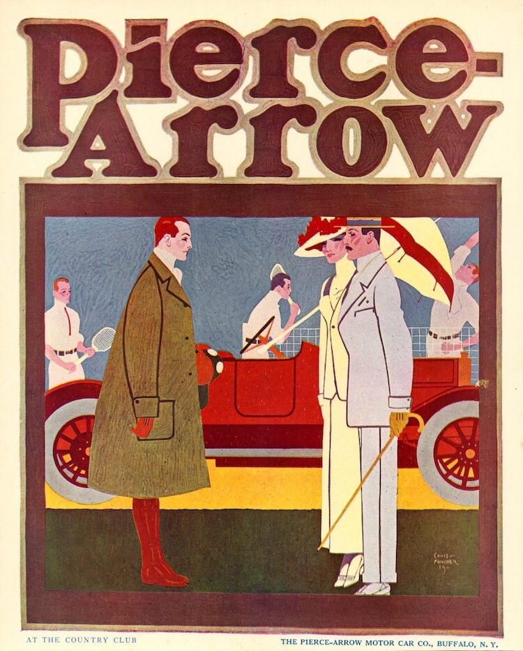 The Pierce-Arrow was known for its artful advertisements.