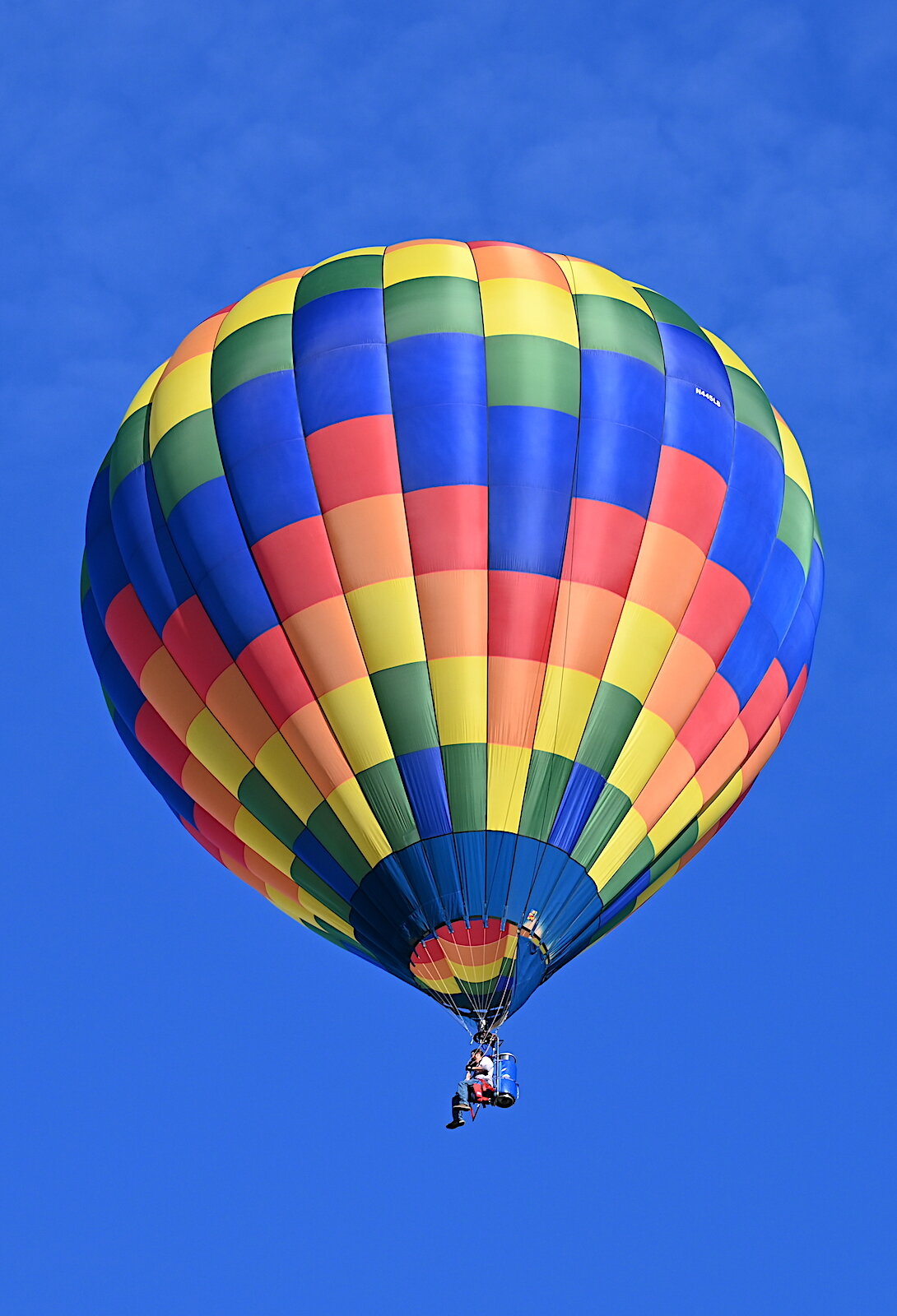 Pilots, their teams, and their balloons prepare and take flight on the evening of July 3.