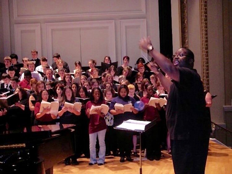 Dr. Gerald Case-Blanchard conducting