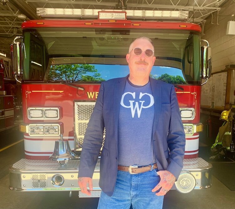 Ben Barber, 45, Realtor with Keller-Williams and a paid on-call firefighter for Kalamazoo Township.