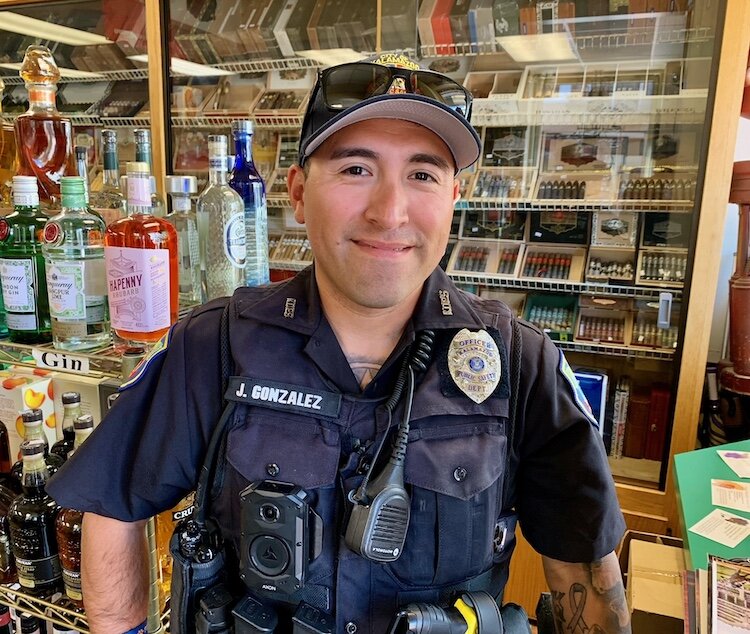 Joe Gonzalez, 30, is a Kalamazoo Public Safety Officer