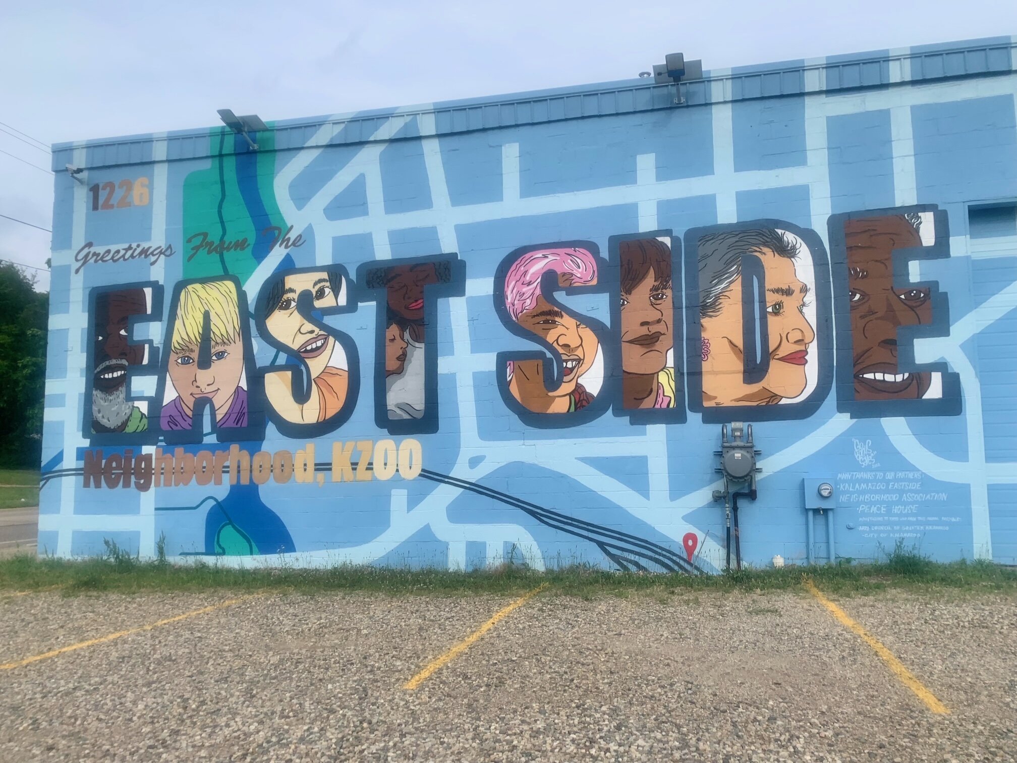 A mural on Kalamazoo's Eastside