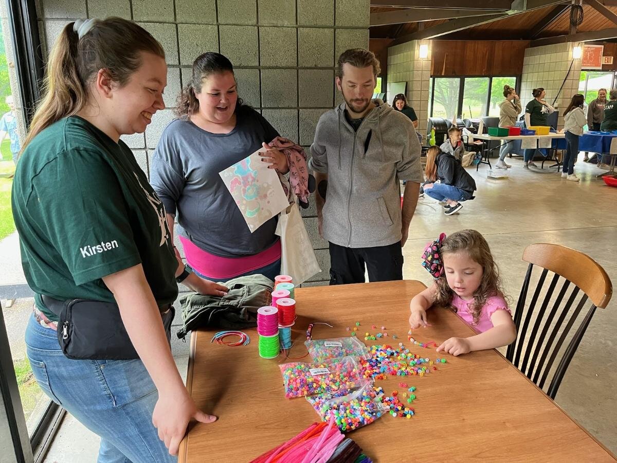 Families enjoy activities together with teachers at end of year celebrations at head start centers. 