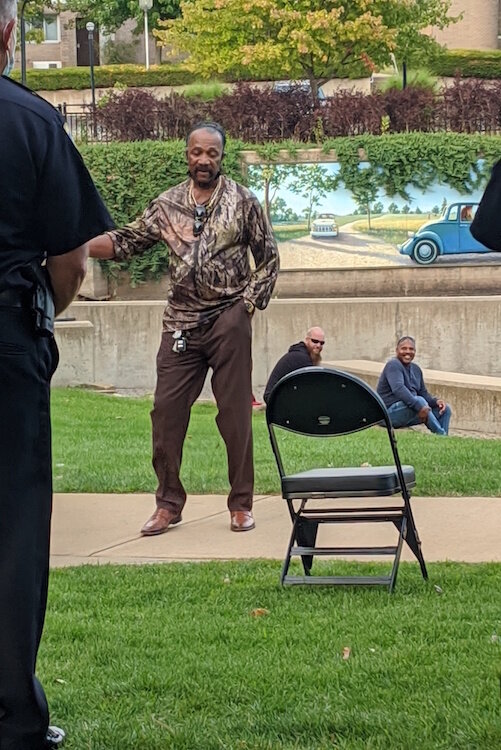 At the “Let’s Get Real Series” of conversations sponsored by the Southwestern Michigan Urban League, the African American Collaborative, and the City of Battle Creek.