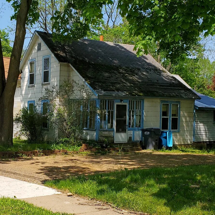 When Jake Tardani purchased 1028 Denner there were major renovations that had to take place outside as well as inside the house.